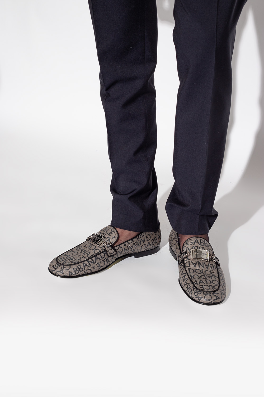 上品スタイル Men's | monogram with Loafers Gabbana & Dolce Shoes Vitkac | バッグ